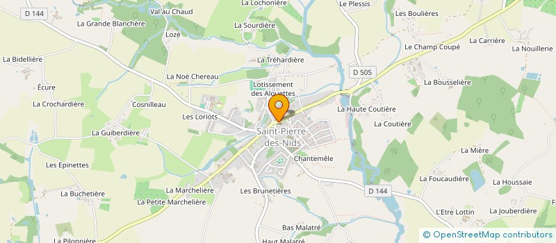 localisation de l'entreprise S.C.I. GUYON  SAINT-PIERRE-DES-NIDS