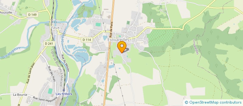 localisation de l'entreprise S.C.I. GYM  ESTIVAREILLES