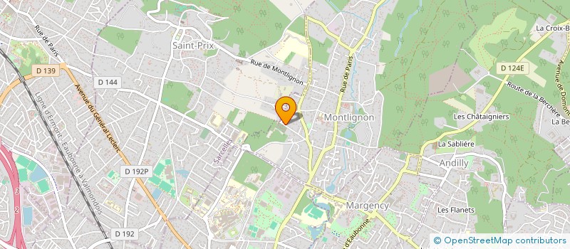 localisation de l'entreprise S.C.I. H.D  MONTLIGNON