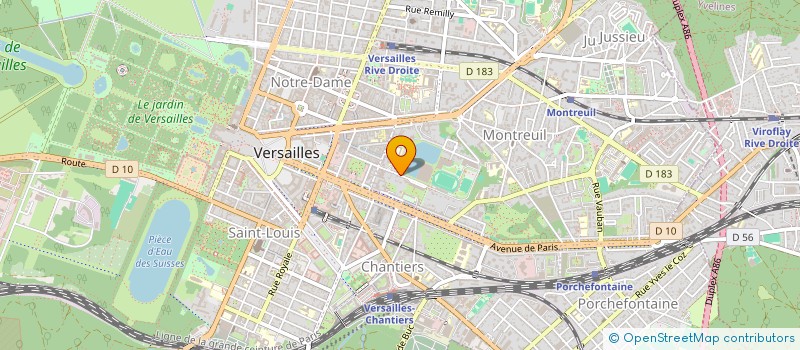 localisation de l'entreprise S.C.I. H & O INVESTISSEMENTS ET PATRIMOINE à VERSAILLES