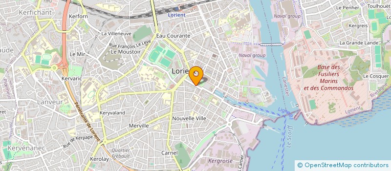 localisation de l'entreprise S.C.I. H.P. IMMO  LORIENT