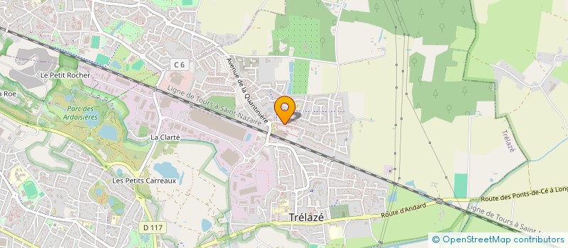 localisation de l'entreprise S.C.I. HAGSA  TRELAZE