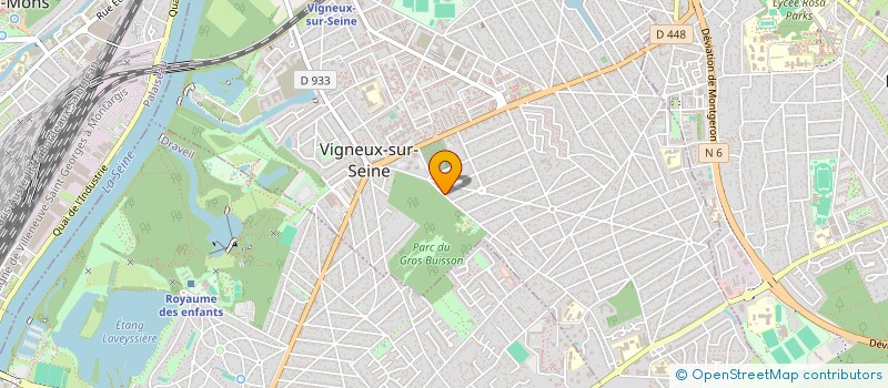 localisation de l'entreprise S.C.I. HAIFE à VIGNEUX-SUR-SEINE