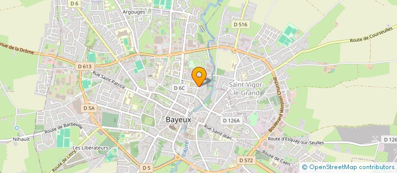 localisation de l'entreprise S.C.I. HAMAMO  BAYEUX