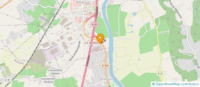 localisation de l'entreprise S.C.I. HAMECHER IMMO 46  MONTAUBAN