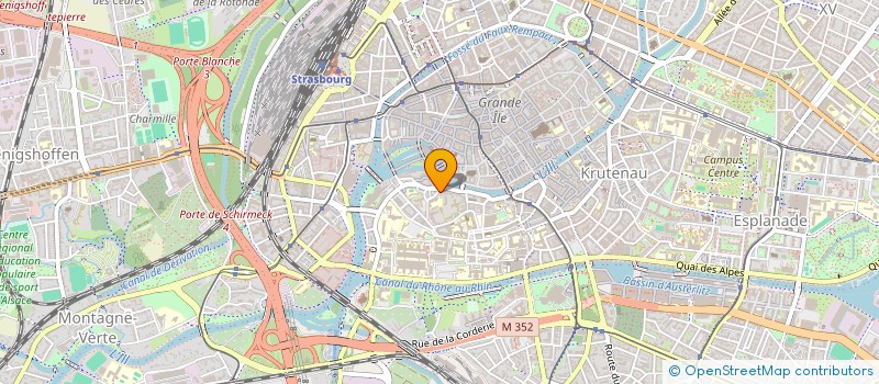 localisation de l'entreprise S.C.I. HANSS  STRASBOURG