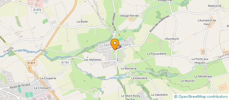 localisation de l'entreprise S.C.I. HARISI  SAINT-PLANCHERS