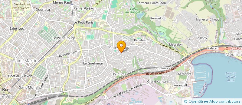 localisation de l'entreprise S.C.I. HARS VRAS  BREST