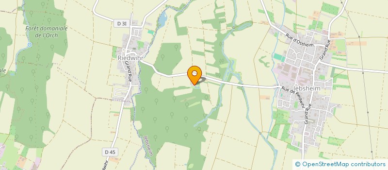 localisation de l'entreprise S.C.I. HARTER F & M-A  JEBSHEIM