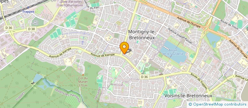 localisation de l'entreprise S.C.I. HASSANI  MONTIGNY-LE-BRETONNEUX