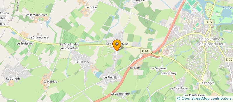 localisation de l'entreprise S.C.I. HAWKEYE  SAINT-PHILBERT-DE-GRAND-LIEU