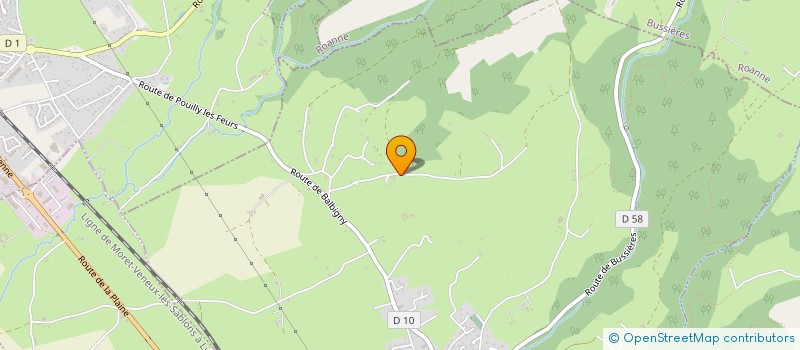 localisation de l'entreprise S.C.I. HB2  POUILLY-LES-FEURS