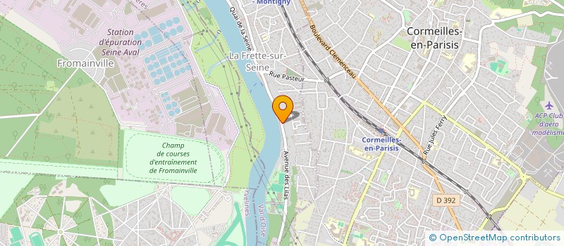 localisation de l'entreprise S.C.I HCH  LA FRETTE-SUR-SEINE