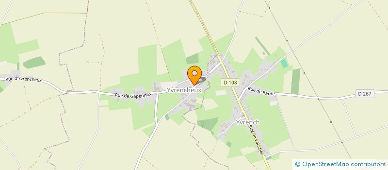 localisation de l'entreprise S.C.I HECQUET-DUVAUCHELLE  YVRENCHEUX