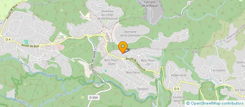 localisation de l'entreprise S.C.I HENTY BIOT  BIOT