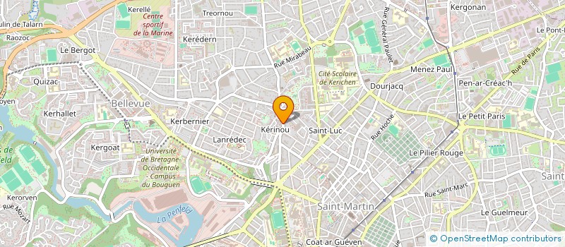 localisation de l'entreprise S.C.I. HERMAPIER  BREST