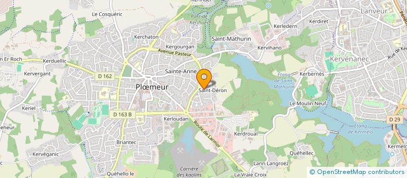 localisation de l'entreprise S.C.I. HERMIONE à PLOEMEUR