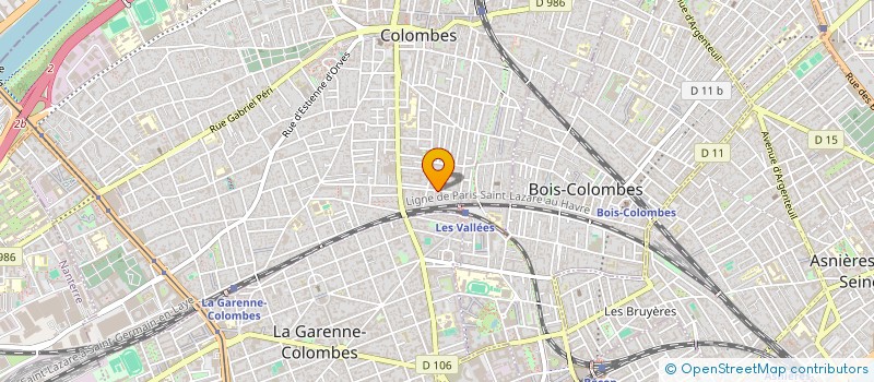 localisation de l'entreprise S.C.I. HERNIONNE à COLOMBES