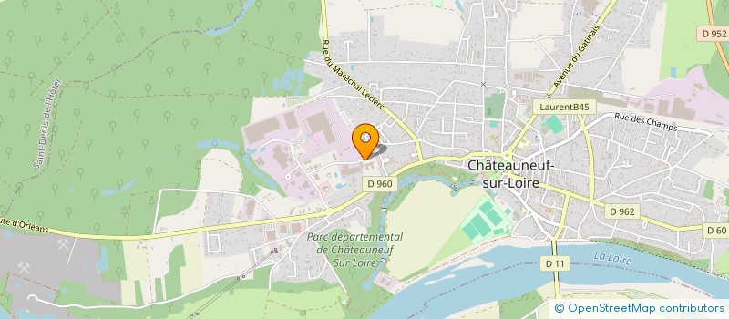 localisation de l'entreprise S.C.I HERVANGE  CHATEAUNEUF-SUR-LOIRE