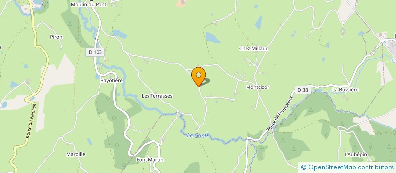 localisation de l'entreprise S.C.I. HESTIA  SAINT-SYMPHORIEN-DE-LAY