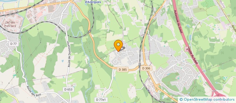 localisation de l'entreprise S.C.I. HOLABELLEVUE  DOMMARTIN