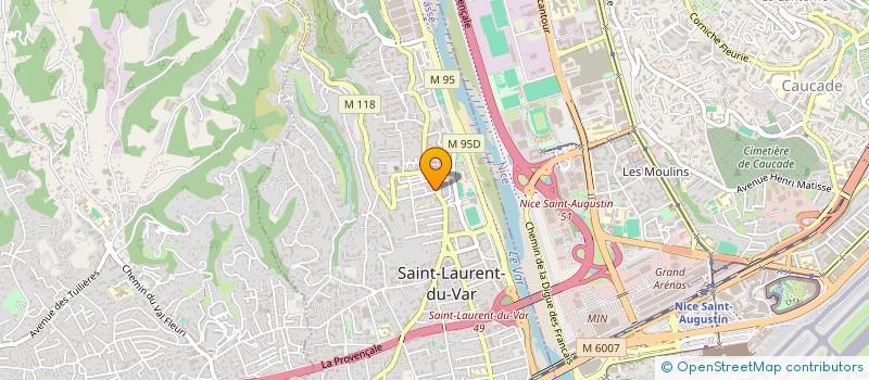 localisation de l'entreprise S.C.I. HOME EXPANSION  SAINT-LAURENT-DU-VAR