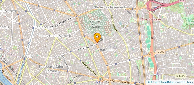 localisation de l'entreprise S.C.I. HONGXIN  PARIS