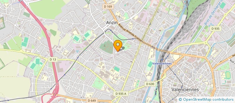 localisation de l'entreprise S.C.I. HORNEZ  ANZIN