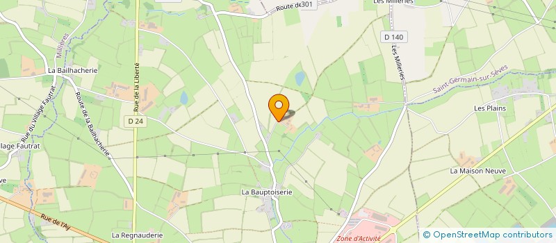 localisation de l'entreprise S.C.I. HOUIVET IMMO  PERIERS