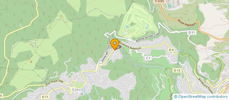 localisation de l'entreprise S.C.I HSW INVESTMENT HOLDINGS  CABRIS