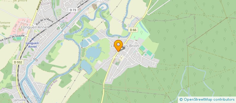 localisation de l'entreprise S C I I.D.P.  LE PLESSIS-BRION