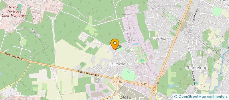 localisation de l'entreprise S.C.I. IA ORANA  OLLAINVILLE