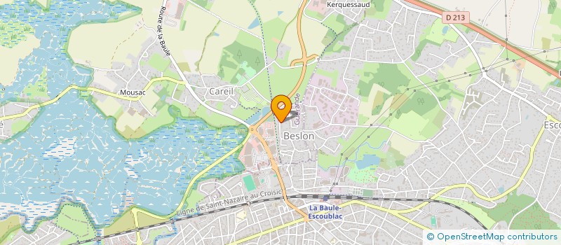 localisation de l'entreprise S.C.I. IJS BESLON  GUERANDE