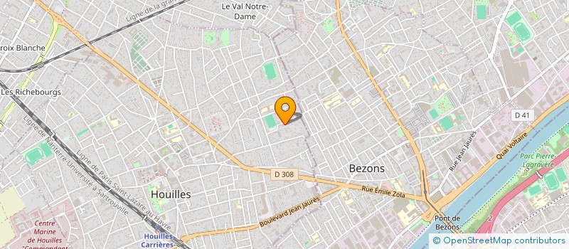 localisation de l'entreprise S.C.I ILIAS  HOUILLES