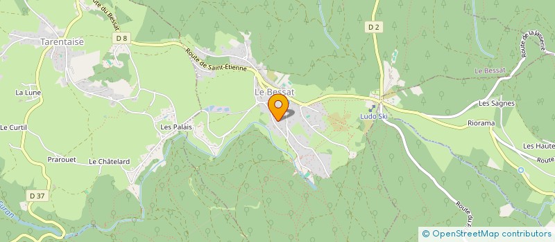 localisation de l'entreprise S.C.I. IMMO-AMIS  LE BESSAT