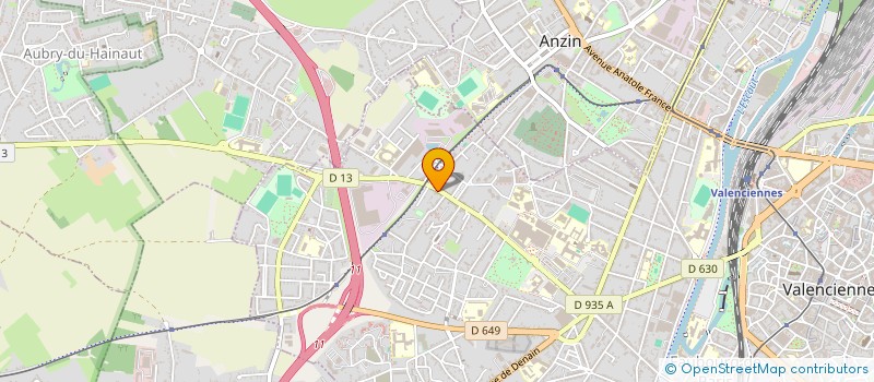 localisation de l'entreprise S.C.I. IMMO MOUSSAOUI  VALENCIENNES