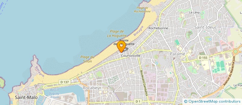 localisation de l'entreprise S.C.I. IMMO SILLON  SAINT-MALO