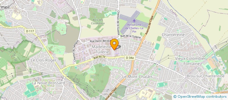 localisation de l'entreprise S.C.I. IMMOSIL  CHELLES