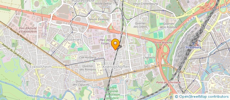 localisation de l'entreprise S.C.I. INME  STRASBOURG