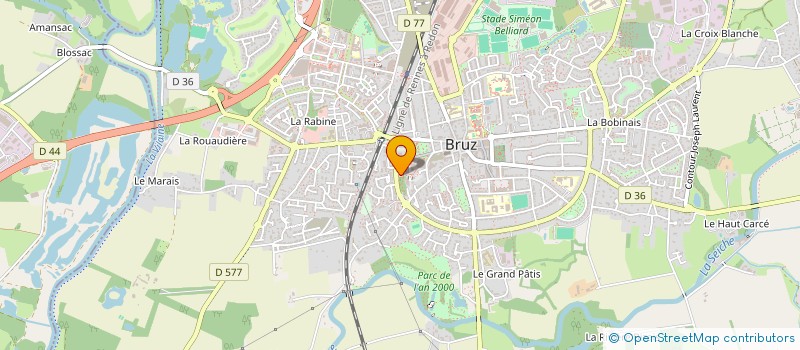 localisation de l'entreprise S.C.I.INSIDEO  BRUZ