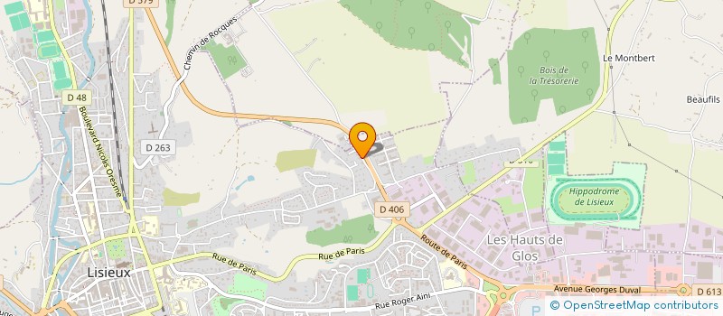 localisation de l'entreprise S.C.I. IPEK à LISIEUX