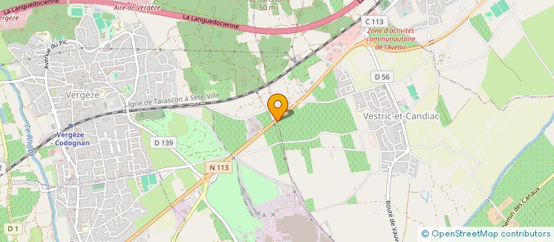 localisation de l'entreprise S.C.I IRON  VERGEZE