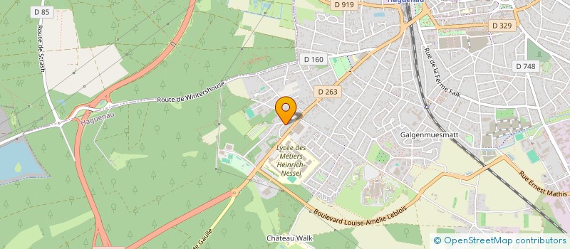 localisation de l'entreprise S.C.I. IS  HAGUENAU