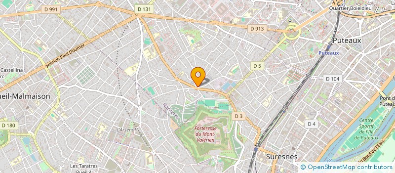 localisation de l'entreprise S.C.I ISC  NANTERRE