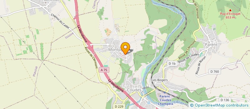 localisation de l'entreprise S.C.I. J.B.C.S. IMMOBILIER  MONTPEYROUX