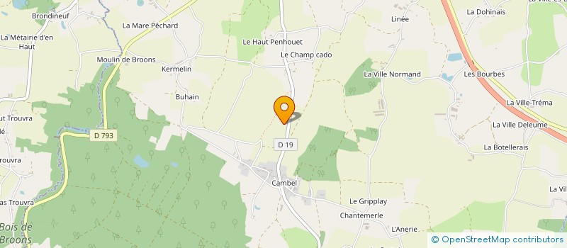 localisation de l'entreprise S.C.I. J.C.A.  BROONS