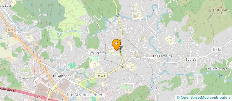 localisation de l'entreprise S.C.I. J.C.L. à MARSEILLE 11EME
