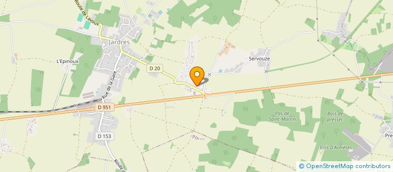 localisation de l'entreprise S.C.I. J.V.B.  JARDRES