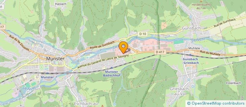 localisation de l'entreprise S.C.I. J2RL  MUNSTER