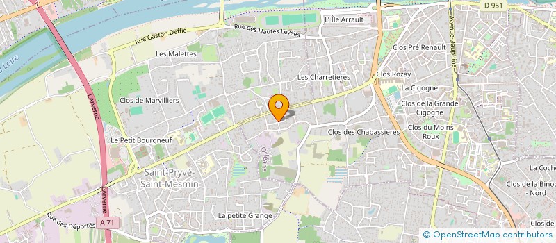 localisation de l'entreprise S.C.I. JA D'OR  ORLEANS